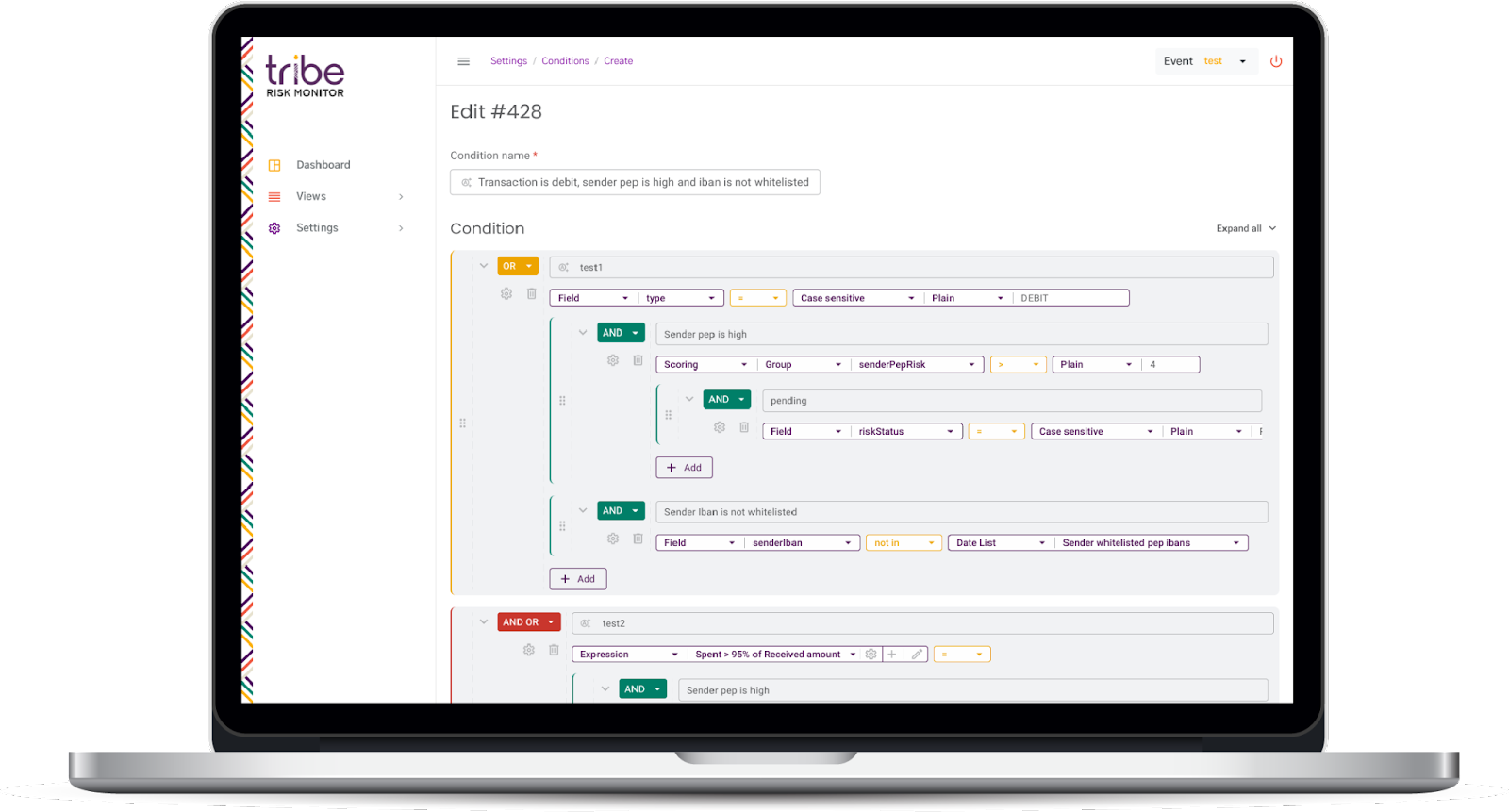 Conditions page redesign