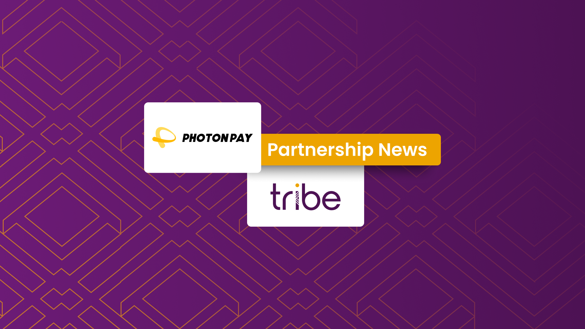 Logos of PhotonPay and Tribe