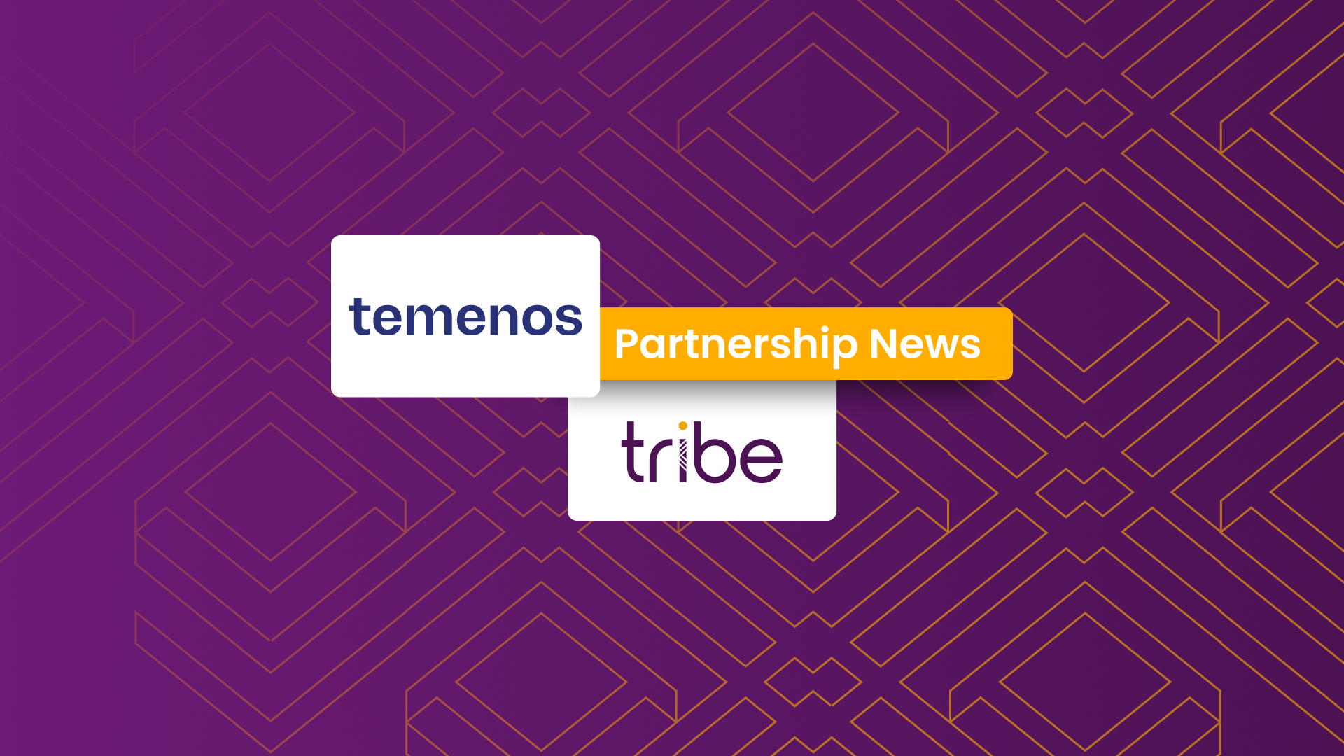 Logos of Temenos and Tribe, showcasing new partnership